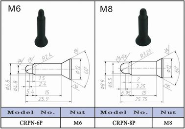 Soudage par points usinant le Pin de guide de KCF et guide baguant M4/M6/M8/M10/M12