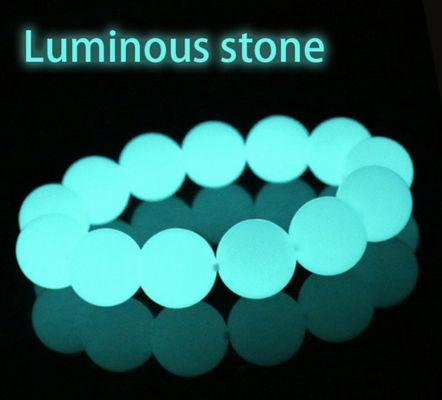 Bracelet en pierre luminescent de dames avec les perles naturelles de perle de nuit