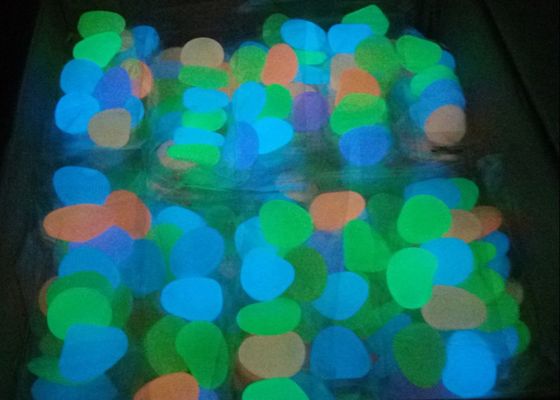 pavé rond en plastique luminescent de lustre de 3mm pour la voie de paysage