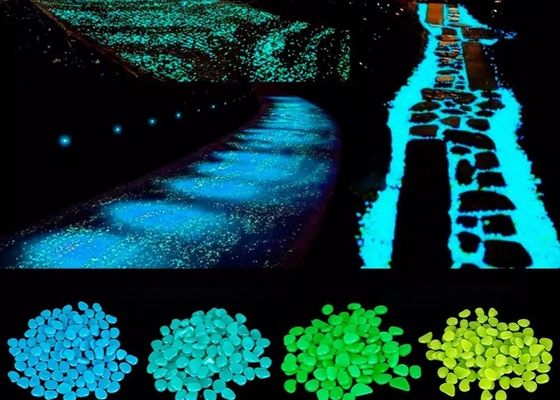 pavé rond en plastique luminescent de lustre de 3mm pour la voie de paysage