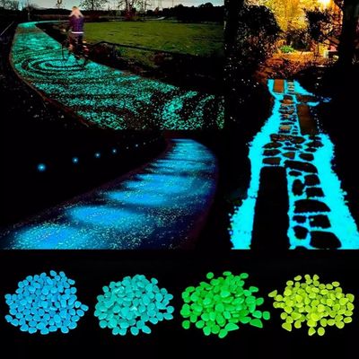 lueur de 2mm 3mm dans la décoration en pierre foncée d'aquarium de jardin