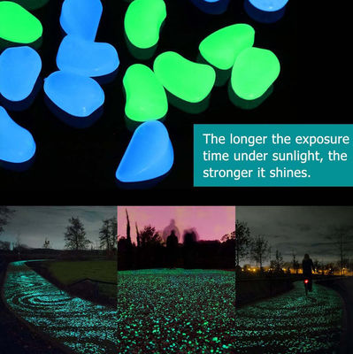 Pierres lumineuses de jardin de 100PCS DIY pour des passages couverts de pelouses de yards