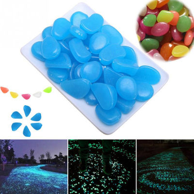 Pierres lumineuses de jardin de 100PCS DIY pour des passages couverts de pelouses de yards