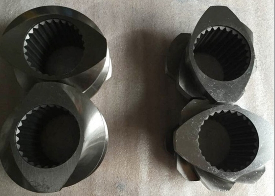 Anti pièces de boudineuse à vis de jumeau de corrosion pour des fermoirs de baril de vis d'extrudeuse