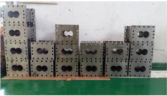 Baril jumeau de vis pour la résistance à hautes températures de pièce de rechange de machine d'extrudeuse