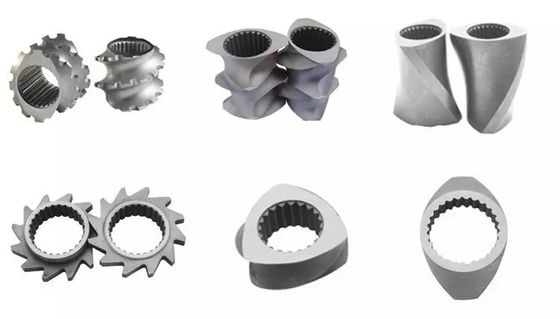 Pièces jumelles de malaxage de boudineuse à vis de bloc pour la vis tournante d'extrudeuse de Co