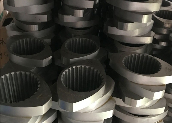 Élément complet de vis du jumeau 316L pour composer l'extrudeuse