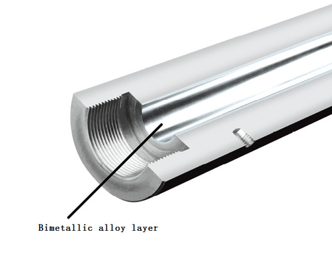 Double baril de vis d'alliage pour la machine verticale et horizontale d'injection, extrudeuse