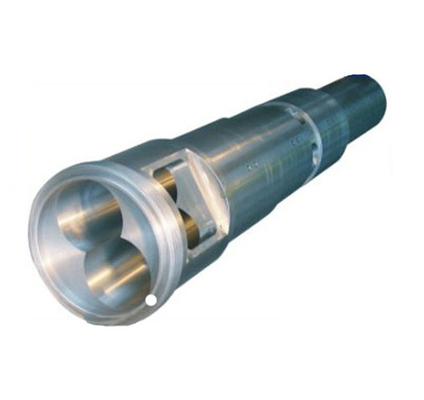 Baril jumeau conique bimétallique/de Nitrided vis pour l'extrudeuse