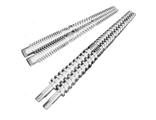 Baril jumeau conique bimétallique/de Nitrided vis pour l'extrudeuse