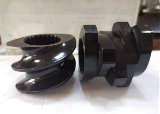 Diamètre 62.4mm d'éléments de vis de QPQ W6Mo5Cr4V2 pour l'extrudeuse en plastique