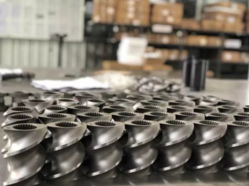 Stabilité dimensionnelle d'extrudeuse de STS 65 d'éléments en bois en plastique de vis