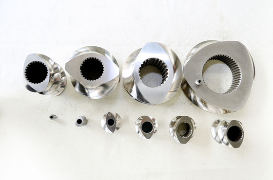 Pièces de rechange de boudineuse à vis de double de Coperion ZSK58 pour le polyamide 6 avec l'application de la composition en fibre de verre (PA6-GF30)