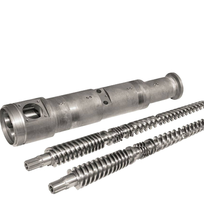 92/188 vis et baril coniques jumeaux pour l'extrusion de PVC